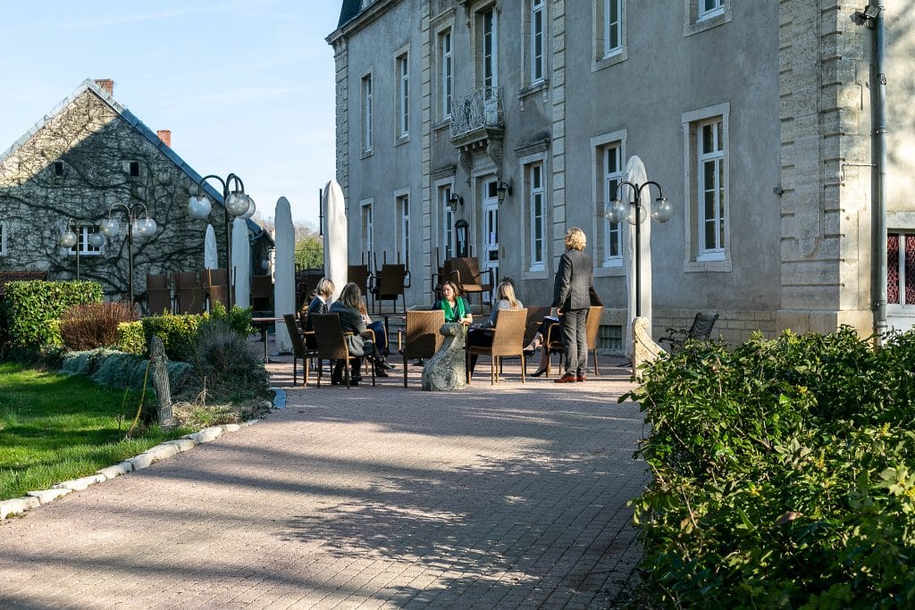 séminaire terrasse ensoleillée