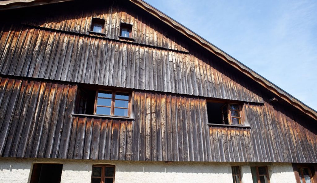 façade chalet en bois