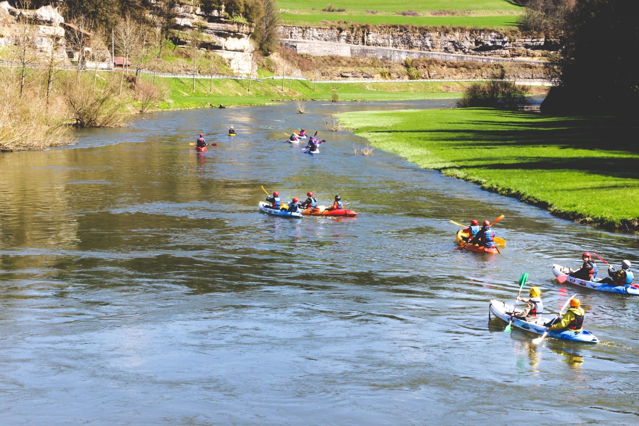 descente en kayak classe verte